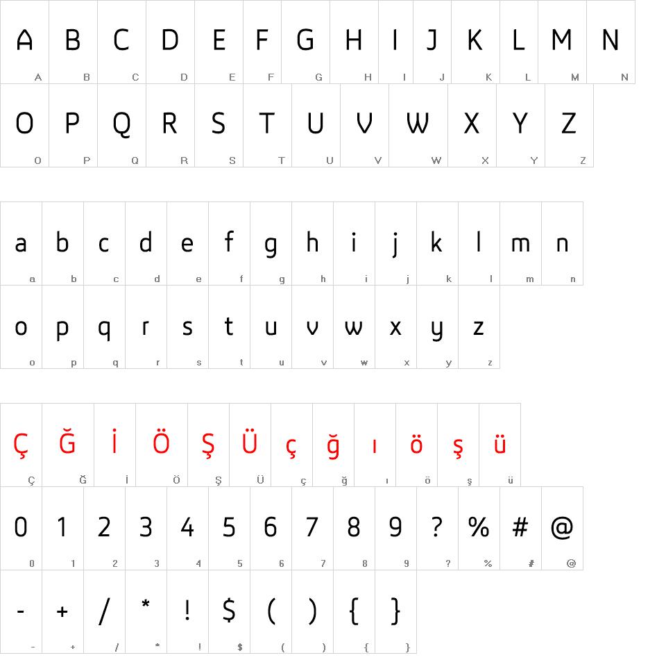 LT Reponse font